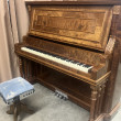 1909 RARE 4 pedal CROWN orchestral piano. Burled walnut - Upright - Studio Pianos